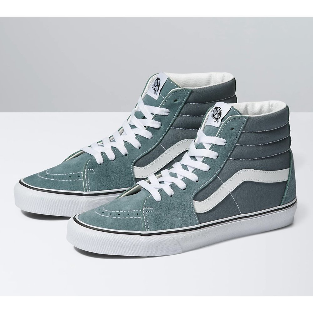 NWT MEN'S VANS SK8-HI COLOR THEORY SNEAKERS Stormy Weather Sz 8 M, 9.5 W
